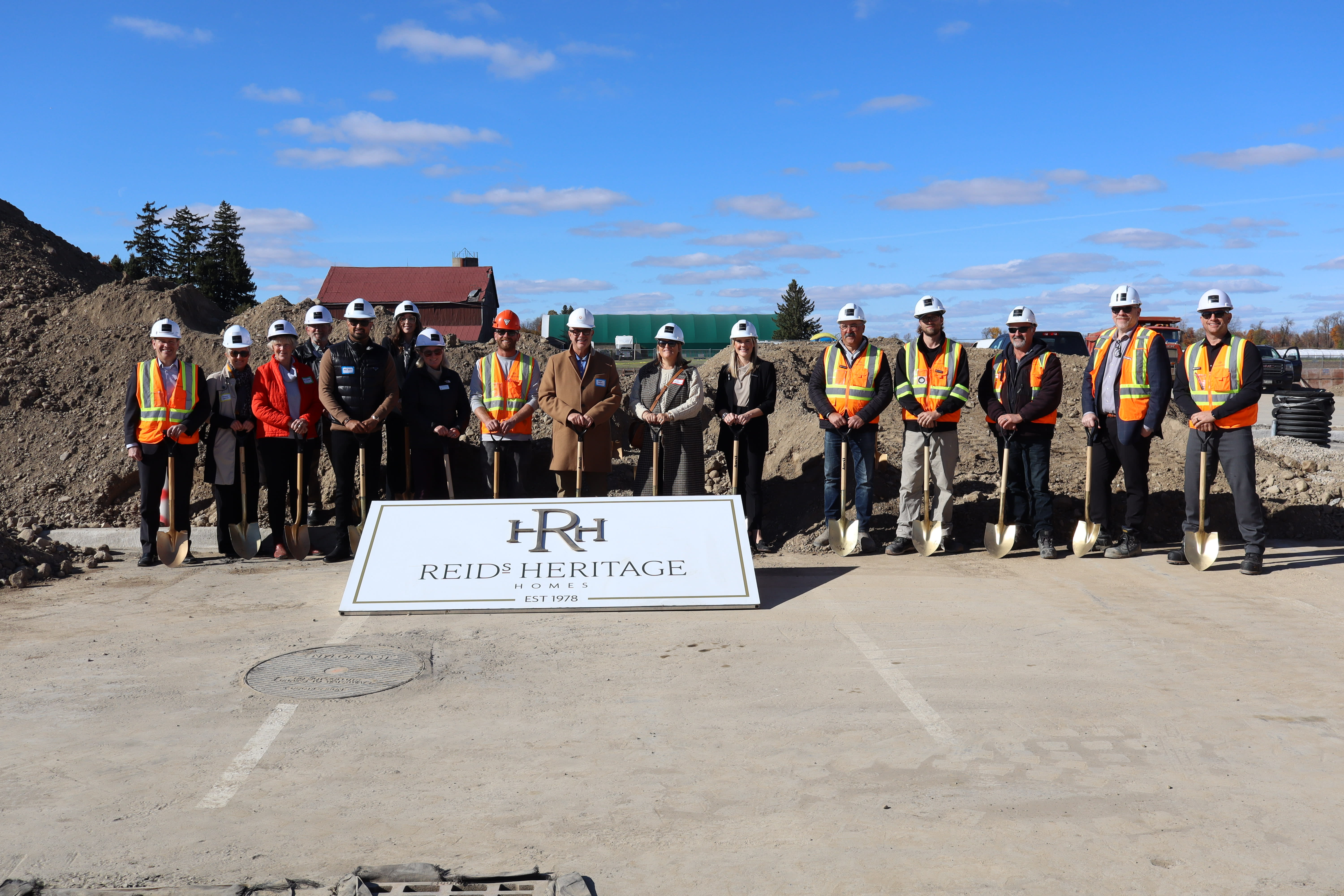 Sunrise Grove Groundbreaking Event in Fergus. 